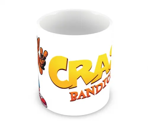 Caneca Polímero Crash Bandicoot Personalizada