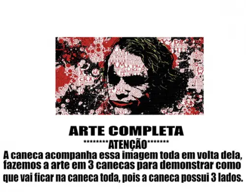 Caneca Polímero Coringa Personalizada