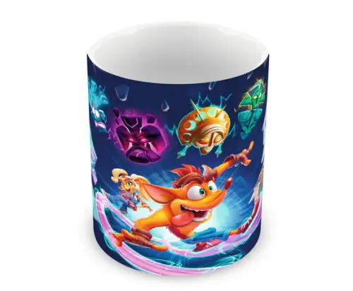 Caneca Polímero Crash Bandicoot Personalizada