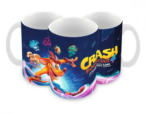 Caneca Polímero Crash Bandicoot Personalizada