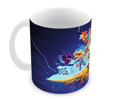 Caneca Polímero Crash Bandicoot Personalizada