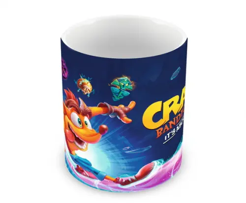 Caneca Polímero Crash Bandicoot Personalizada