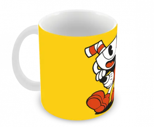 Caneca Polímero Cuphead Personalizada