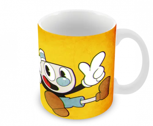 Caneca Polímero Cuphead Personalizada