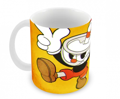 Caneca Polímero Cuphead Personalizada