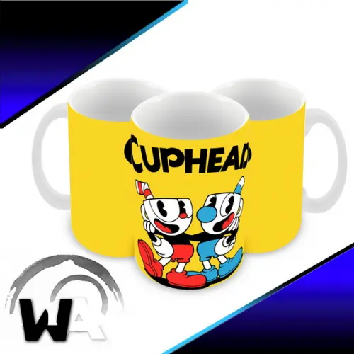 Caneca Polímero Cuphead Personalizada