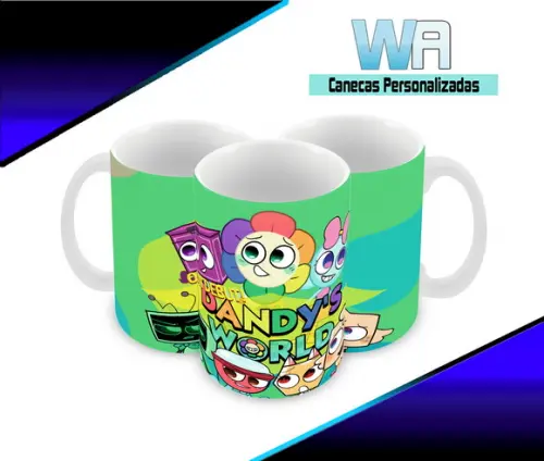 Caneca Polímero Dandys World Personalizada