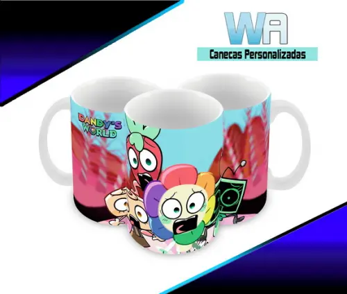 Caneca Polímero Dandys World Personalizada