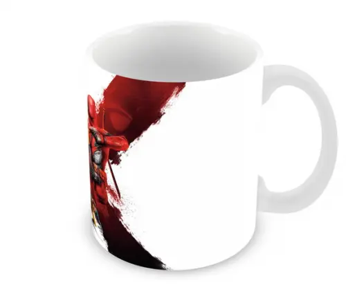 Caneca Polímero Deadpool e Wolverine Personalizada