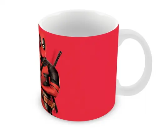 Caneca Polímero Deadpool e Wolverine Personalizada