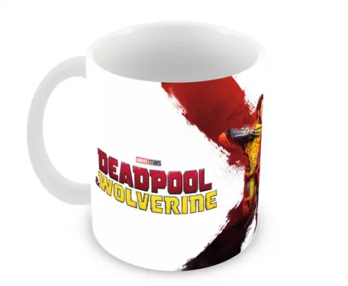 Caneca Polímero Deadpool e Wolverine Personalizada