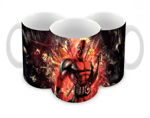 Caneca Polímero Deadpool Personalizada