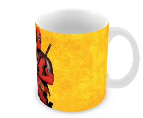 Caneca Polímero Deadpool e Wolverine Personalizada