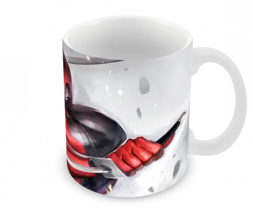 Caneca Polímero Deadpool Personalizada