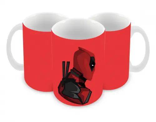 Caneca Polímero Deadpool Personalizada