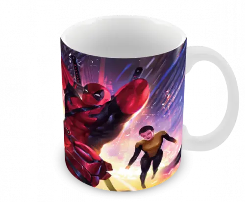 Caneca Polímero Deadpool Personalizada