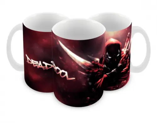 Caneca Polímero Deadpool Personalizada
