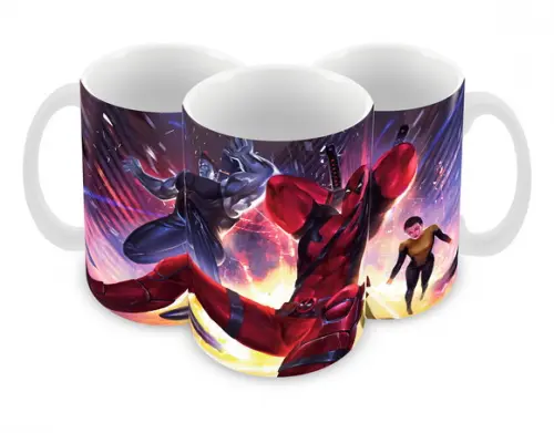 Caneca Polímero Deadpool Personalizada