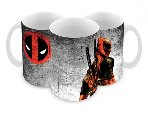 Caneca Polímero Deadpool Personalizada