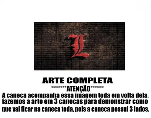 Caneca Polímero Death Note Personalizada