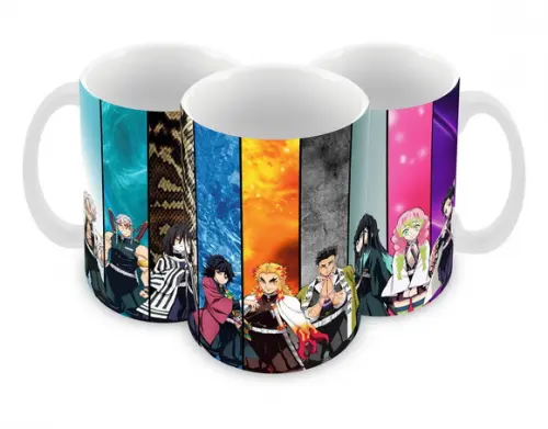Caneca Polímero Demon Slayer Personalizada