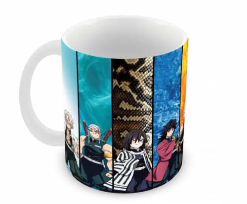 Caneca Polímero Demon Slayer Personalizada
