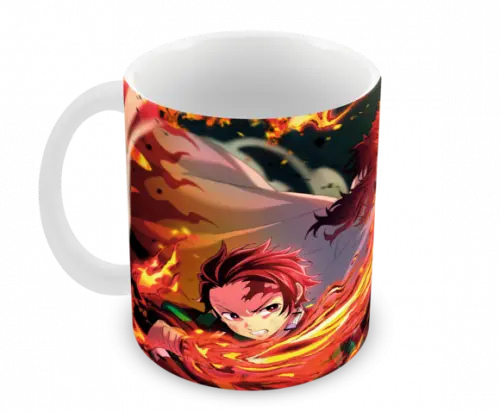 Caneca Polímero Demon Slayer Personalizada