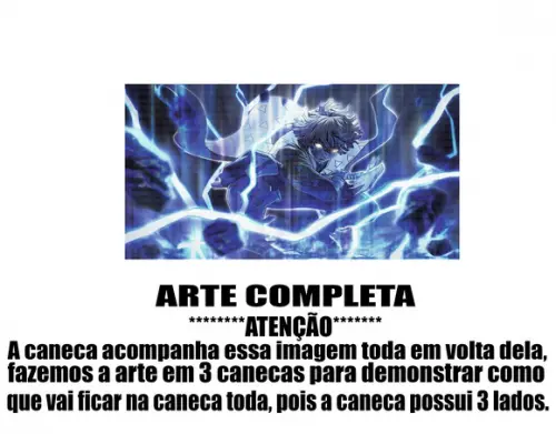 Caneca Polímero Demon Slayer Personalizada