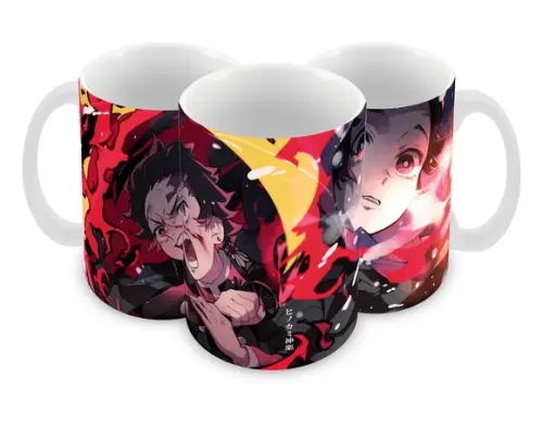 Caneca Polímero Demon Slayer Personalizada