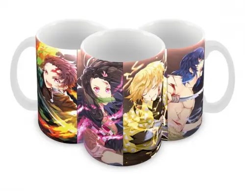 Caneca Polímero Demon Slayer Personalizada