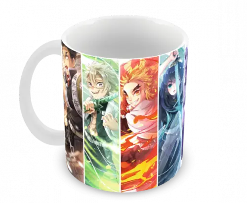 Caneca Polímero Demon Slayer Personalizada