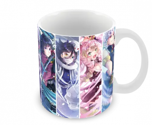 Caneca Polímero Demon Slayer Personalizada