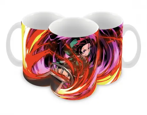 Caneca Polímero Demon Slayer Personalizada