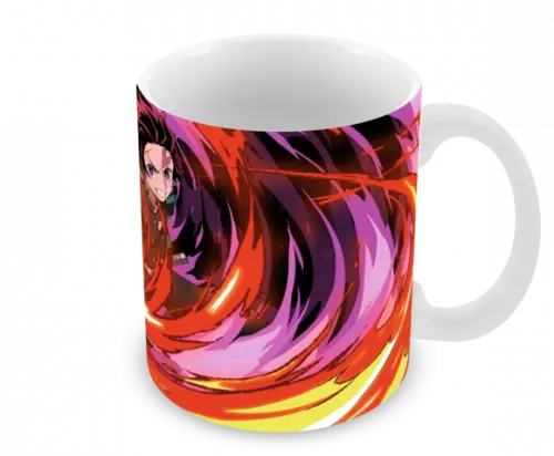 Caneca Polímero Demon Slayer Personalizada