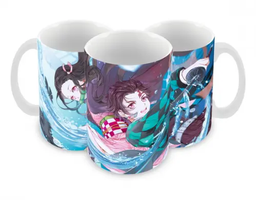 Caneca Polímero Demon Slayer Personalizada
