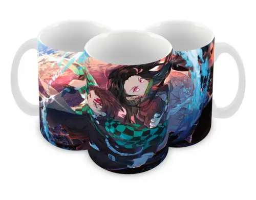Caneca Polímero Demon Slayer Personalizada
