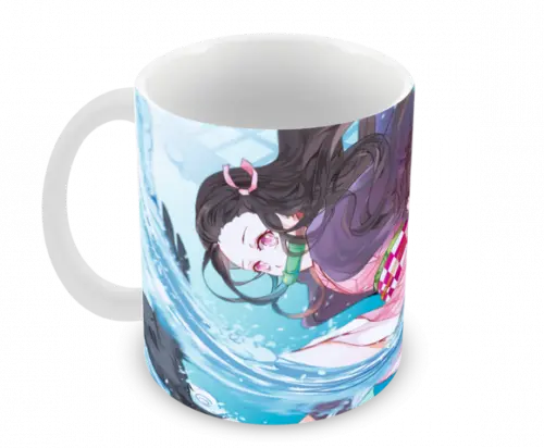 Caneca Polímero Demon Slayer Personalizada