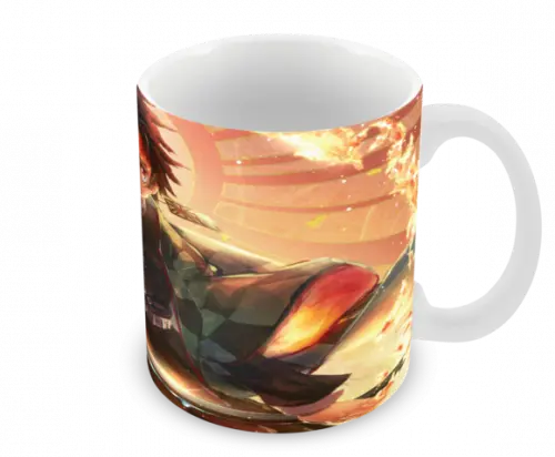 Caneca Polímero Demon Slayer Personalizada