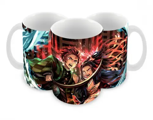Caneca Polímero Demon Slayer Personalizada