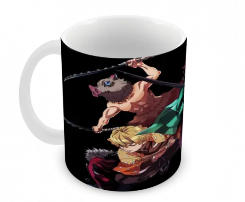 Caneca Polímero Demon Slayer Personalizada