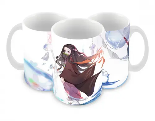 Caneca Polímero Demon Slayer Personalizada