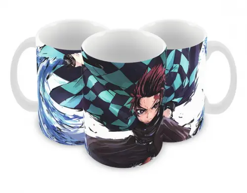 Caneca Polímero Demon Slayer Personalizada