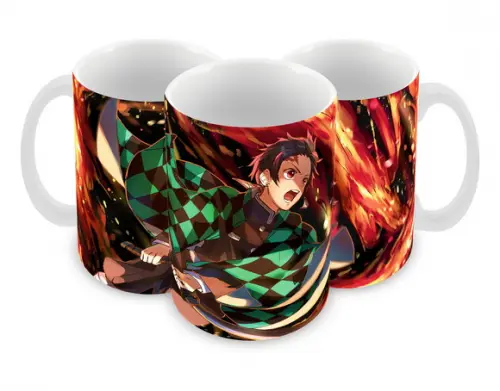 Caneca Polímero Demon Slayer Personalizada