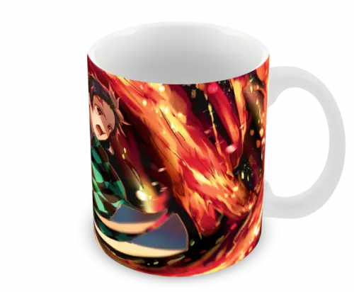 Caneca Polímero Demon Slayer Personalizada
