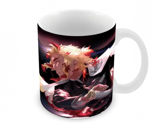 Caneca Polímero Demon Slayer Rengoku Personalizada