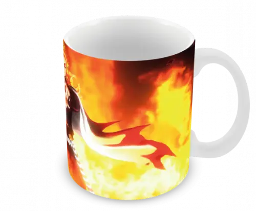 Caneca Polímero Demon Slayer Rengoku Personalizada