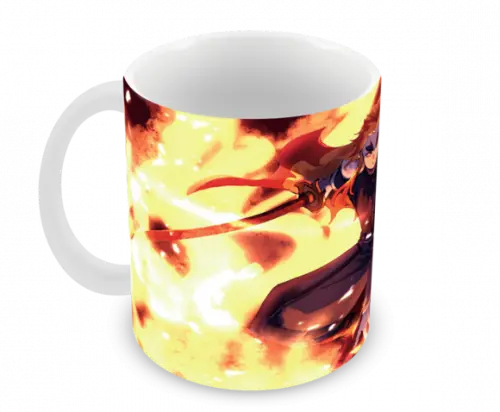 Caneca Polímero Demon Slayer Rengoku Personalizada