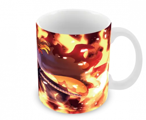Caneca Polímero Demon Slayer Rengoku Personalizada