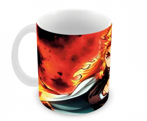 Caneca Polímero Demon Slayer Rengoku Personalizada