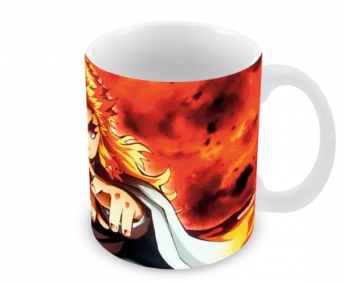 Caneca Polímero Demon Slayer Rengoku Personalizada